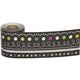 Teacher Created Resources Straight Rolled Border Trim - Chalkboard Brights - 3" Width x 600" Length - Multicolor - 1 / Roll