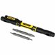 Stanley 4-in-1 Pocket Screwdriver - Black, Yellow - Slip Resistant, Weather Resistant, Comfortable Grip, Crack Resistant, Magnet