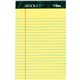 TOPS Jr. Legal Rule Docket Writing Pads - 50 Sheets - Double Stitched - 0.28" Ruled - 16 lb Basis Weight - Jr.Legal - 5" x 8" - 