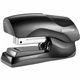 Bostitch Half Strip Flat Clinch Stapler - 40 Sheets Capacity - 105 Staple Capacity - Half Strip - 1 Each - Black - Plastic, Rubb