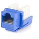 StarTech.com Cat5e RJ45 Keystone Jack Blue - 110 Type 110 Type Cat. 5 Keystone Jack A+B - Network Connector - RJ-45 - This blue 