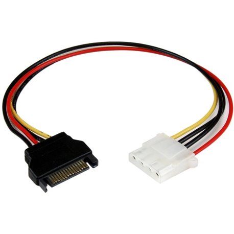 StarTech.com 12in SATA to LP4 Power Cable Adapter - F/M - Power an LP4 device from a SATA Power connection on your computer powe