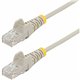 StarTech.com 1 ft CAT6 Cable - Slim CAT6 Patch Cord - Gray - Snagless RJ45 Connectors - Gigabit Ethernet Cable - 28 AWG - LSZH (