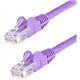 StarTech.com 8ft CAT6 Ethernet Cable - Purple Snagless Gigabit - 100W PoE UTP 650MHz Category 6 Patch Cord UL Certified Wiring/T