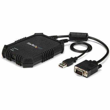 StarTech.com Laptop to Server KVM Console - Rugged USB Crash Cart Adapter with File Transfer and Video Capture - Turn your lapto