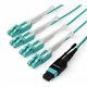 StarTech.com 1m (3ft) MTP(F)/PC to 4x LC/PC Duplex Breakout OM3 Multimode Fiber Optic Cable, 40G, Low Insertion Loss, Fiber Jump