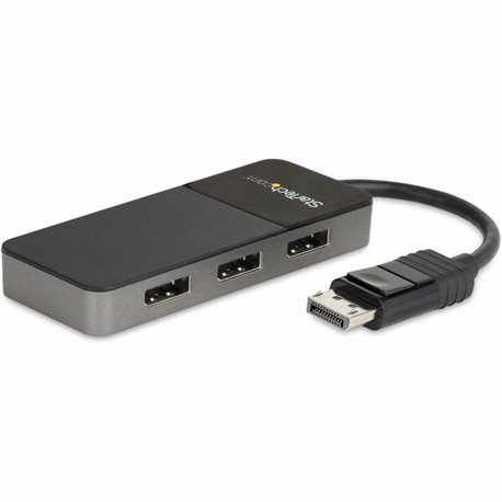 StarTech.com 3-Port DisplayPort 1.4 Splitter, DisplayPort to 3x DP Multi-Monitor Adapter, Triple 4K Computer MST Hub, Windows On