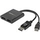 StarTech.com Dual-Monitor DisplayPort 1.2 Splitter, DisplayPort to 2x DP Multi-Monitor Adapter, Dual 4K 30Hz Computer MST Hub, W