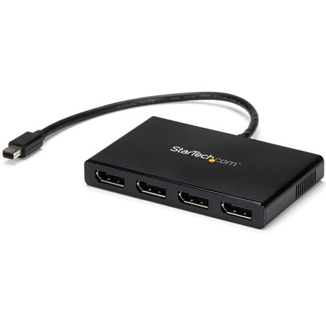 StarTech.com 4-Port Multi Monitor Adapter, Mini DisplayPort 1.2 to DP MST Hub, 4x 1080p, Video Splitter for Extended Desktop Mod