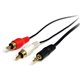 StarTech.com - Stereo Audio cable - RCA (M) - mini-phone stereo 3.5 mm (M) - 0.91 m - Connect your Computer or Audio Player to a