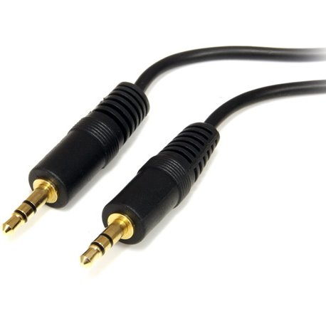 StarTech.com 6 ft 3.5mm Stereo Audio Cable - M/M - Audio cable - mini-phone stereo 3.5 mm (M) - mini-phone stereo 3.5 mm (M) - 1