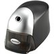 Bostitch QuietSharp Exec Electric Pencil Sharpener - Desktop - 1 Hole(s) - 4.3" Height x 3.5" Width x 7.5" Depth - Black, Silver