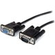 StarTech.com 2m Black Straight Through DB9 RS232 Serial Cable - M/F - Extend the connection between your DB9 serial devices by u