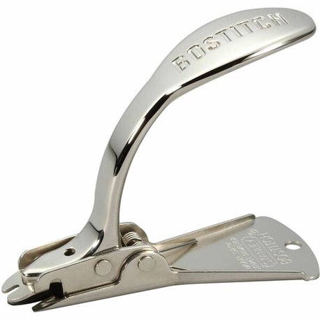 Bostitch Heavy Duty/Carton Staple Remover - Metal - Chrome - Staple Shield - 1 Each