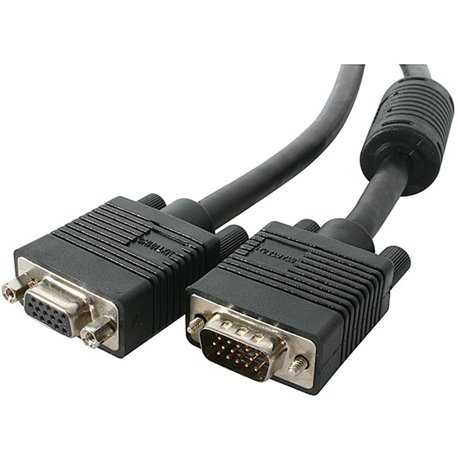 StarTech.com Coax High Res VGA Monitor extension Cable - HD-15 (M) - HD-15 (F) - 6 ft - 6ft VGA Cable - VGA Video Cable - VGA Mo