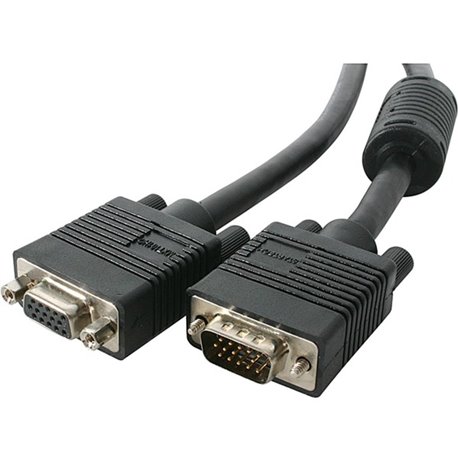 StarTech.com High-Resolution Coaxial VGA - Monitor extension Cable - HD-15 (M) - HD-15 (F) - 3 ft - Connect your VGA monitor wit