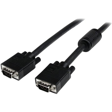 StarTech.com Coax High-Resolution VGA Monitor cable - HD-15 (M) - HD-15 (M) - 18in - VGA Cable - VGA Video Cable - VGA Monitor C