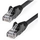 StarTech.com 3m(10ft) CAT6 Ethernet Cable, LSZH (Low Smoke Zero Halogen) 10 GbE Snagless 100W PoE UTP RJ45 Black Network Patch C