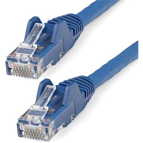 StarTech.com 3m(10ft) CAT6 Ethernet Cable, LSZH (Low Smoke Zero Halogen) 10 GbE Snagless 100W PoE UTP RJ45 Blue Network Patch Co