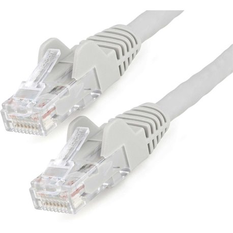 StarTech.com 20ft (6m) CAT6 Ethernet Cable, LSZH (Low Smoke Zero Halogen) 10 GbE Snagless 100W PoE UTP RJ45 Gray Network Patch C