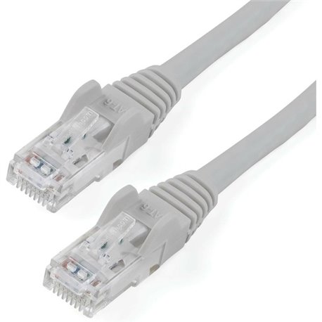 StarTech.com 14ft CAT6 Ethernet Cable - Gray Snagless Gigabit - 100W PoE UTP 650MHz Category 6 Patch Cord UL Certified Wiring/TI