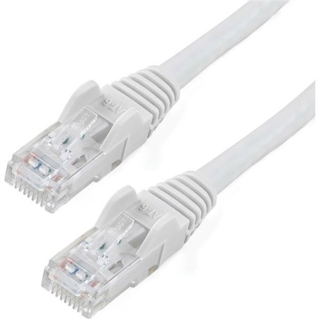 StarTech.com 14ft CAT6 Ethernet Cable - White Snagless Gigabit - 100W PoE UTP 650MHz Category 6 Patch Cord UL Certified Wiring/T