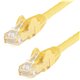 StarTech.com 14ft CAT6 Ethernet Cable - Yellow Snagless Gigabit - 100W PoE UTP 650MHz Category 6 Patch Cord UL Certified Wiring/