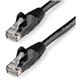 StarTech.com 150ft CAT6 Ethernet Cable - Black Snagless Gigabit - 100W PoE UTP 650MHz Category 6 Patch Cord UL Certified Wiring/