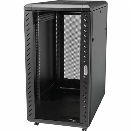 StarTech.com 22U 36in Knock-Down Server Rack Cabinet with Caster - Store your servers - network and telecommunications equipment
