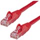 StarTech.com 1ft CAT6 Ethernet Cable - Red Snagless Gigabit - 100W PoE UTP 650MHz Category 6 Patch Cord UL Certified Wiring/TIA 