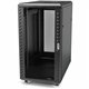 StarTech.com 4-Post 25U Server Rack Cabinet, 19" Data Rack Cabinet for Computer / IT Equipment, Home Network Rack, Half Height S