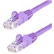 StarTech.com 2ft CAT6 Ethernet Cable - Purple Snagless Gigabit - 100W PoE UTP 650MHz Category 6 Patch Cord UL Certified Wiring/T