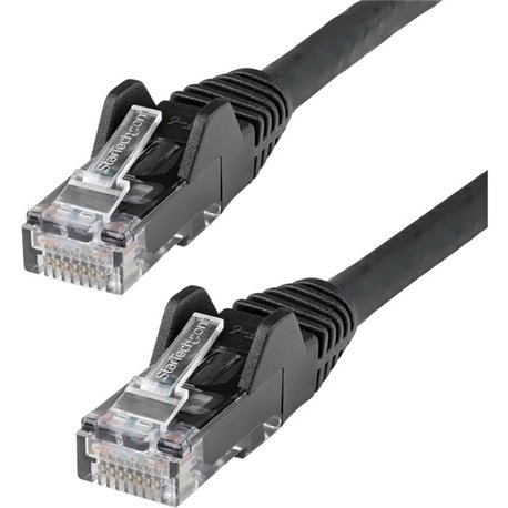 StarTech.com 30ft CAT6 Ethernet Cable - Black Snagless Gigabit - 100W PoE UTP 650MHz Category 6 Patch Cord UL Certified Wiring/T