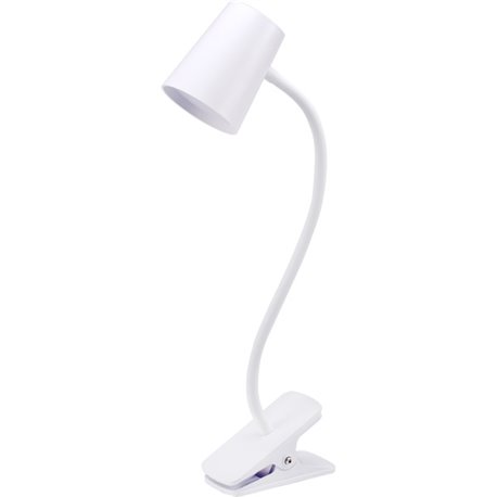 Bostitch Adjustable LED Clamp Light - 5.20 W LED Bulb - Adjustable, Flexible Neck, Adjustable Head - Silicone - Desk Mountable, 