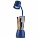 Bostitch Desk Lamp with Storage Cup, Navy - LED Bulb - Adjustable, Touch Sensitive Control Panel, Dimmable, Color Temperature Se