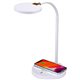 Bostitch Qi Wireless Charging LED Desk Lamp White - LED Bulb - Adjustable Brightness, Flexible, Touch Sensitive Control Panel, D