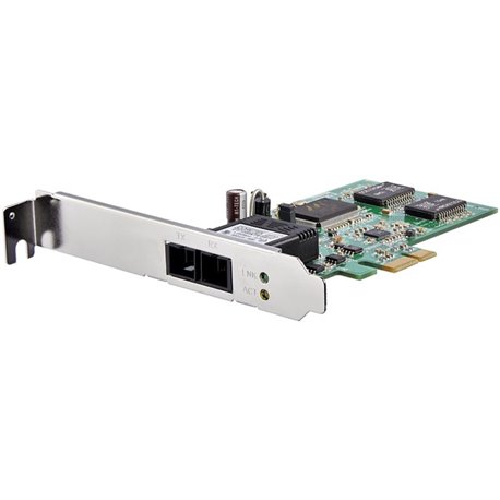 StarTech.com PCI Express (PCIe) Gigabit Ethernet Multimode SC Fiber Network Card Adapter NIC - 550m - Connect a PCIe based deskt