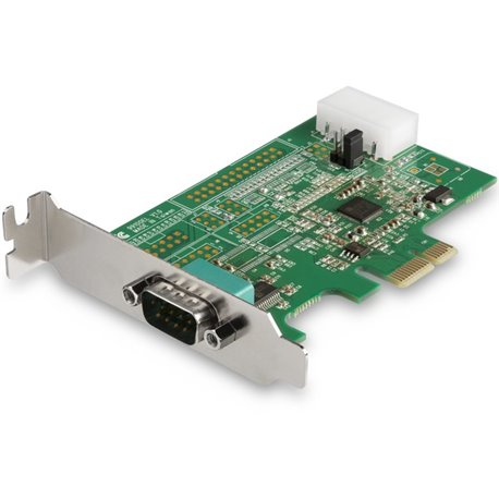 StarTech.com 1-port PCI Express RS232 Serial Adapter Card - PCIe Serial DB9 Controller Card 16950 UART - Low Profile - Windows/L