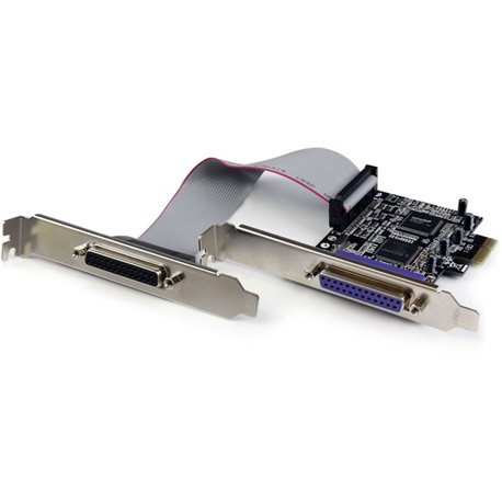 StarTech.com 2 Port PCI Express / PCI-e Parallel Adapter Card &acirc&euro" IEEE 1284 with Low Profile Bracket - Add 2 high-speed