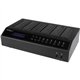 StarTech.com 6 Bay Hard Drive Duplicator/Eraser, 1:5 HDD/SSD Cloner/Copier, USB/eSATA to SATA Dock, Disk Sanitizer/Wiper, Clonin