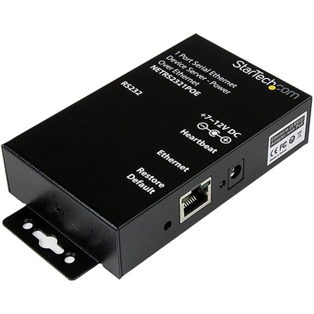 StarTech.com Serial Ethernet device server - 1 port - power over Ethernet - PoE - Connect to, configure and remotely manage an R