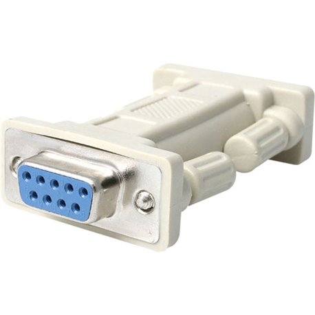 StarTech.com DB9 RS232 Serial Null Modem Adapter - F/F - Cost-effective way of converting a straight through cable into a null m