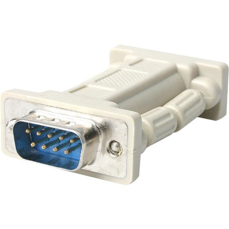 StarTech.com DB9 RS232 Serial Null Modem Adapter - M/F - Cost-effective way of converting a straight through cable into a null m