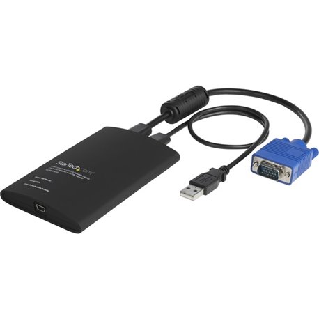 StarTech.com USB Crash Cart Adapter with File Transfer & Video Capture at 1920 x1200 60Hz - KVM adapter accesses any VGA and USB