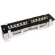 StarTech.com 1U 12 Port Wall Mount Cat5e 110 Patch Panel - 45 Degree - Organize up to 12 Cat5e patch cables