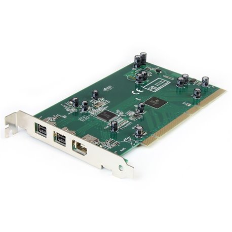 StarTech.com 3 Port 2b 1a PCI 1394b FireWire Adapter Card with DV Editing Kit - Add 2 FireWire-800 and 1 FireWire-400 to your de