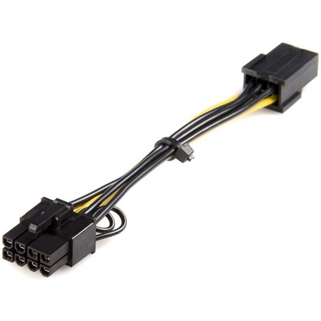 StarTech.com Power Adapter Cable - PCI Express - 6 Pin - 8 Pin - PCIe - Connect a standard 6-pin PCI Express power connection on