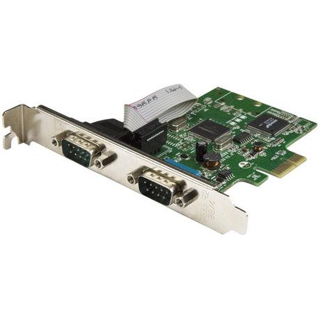 StarTech.com PCI Express Serial Card &acirc&euro" 2 port &acirc&euro" Dual Channel 16C1050 UART &acirc&euro" Serial Port PCIe Ca