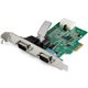 StarTech.com 2-port PCI Express RS232 Serial Adapter Card - PCIe to Dual Serial DB9 RS-232 Controller - 16950 UART - Windows and