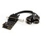 StarTech.com 4 Port PCI Express Serial Card w/ Breakout Cable - Add 4 RS232 serial ports to any PC using a single PCI Express ex